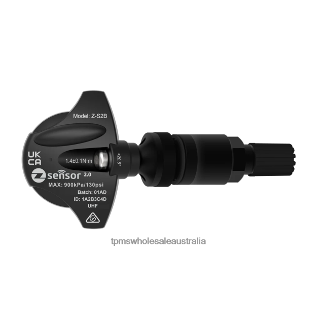 Smart OE Replacement TPMS Sensor - OE P/N A0009054100 Freq 433Mhz - tire pressure replacement 40202T708 Metal Valve Stem - Black